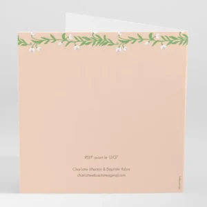 Faire-part de mariage Virtuosite*Faire-part Elégant Clearance