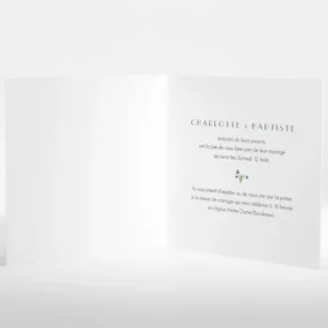 Faire-part de mariage Virtuosite*Faire-part Elégant Clearance