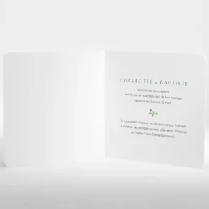 Faire-part de mariage Virtuosite*Faire-part Elégant Clearance