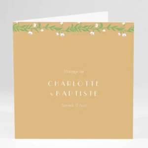 Faire-part de mariage Virtuosite*Faire-part Elégant Clearance