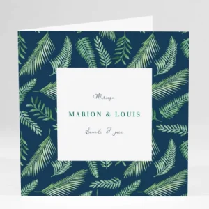 Faire-part de mariage Voltige*Faire-part Elégant Fashion