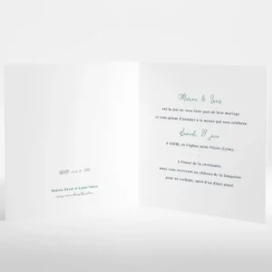 Faire-part de mariage Voltige*Faire-part Elégant Fashion