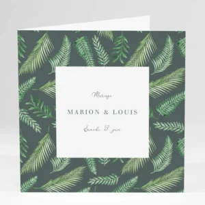 Faire-part de mariage Voltige*Faire-part Elégant Fashion