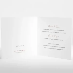 Faire-part de mariage Voltige*Faire-part Elégant Fashion