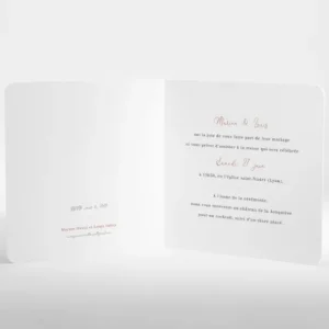 Faire-part de mariage Voltige*Faire-part Elégant Fashion