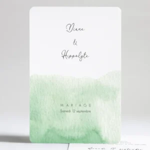 Faire-part de mariage Watercolor*Faire-part Elégant Clearance