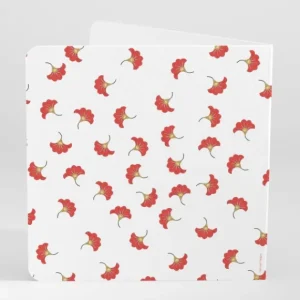 Faire-part de mariage Wax orange*Faire-part Elégant Outlet