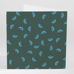 Faire-part de mariage Wax vert*Faire-part Elégant Fashion