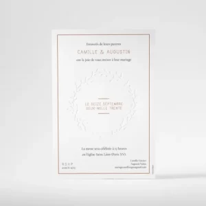 Faire-part de mariage We are in love*Faire-part Elégant Fashion