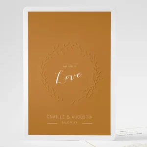 Faire-part de mariage We are in love*Faire-part Elégant Fashion