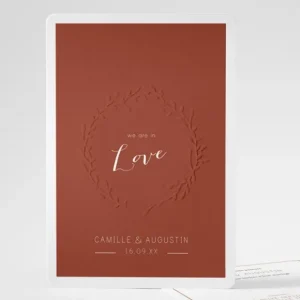Faire-part de mariage We are in love*Faire-part Elégant Fashion