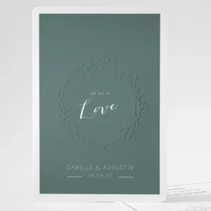 Faire-part de mariage We are in love*Faire-part Elégant Fashion