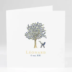 Faire-part de naissance A l'ombre du grand arbre*Faire-part Elégant New
