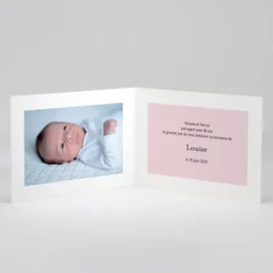 Faire-part de naissance A pois paysage*Faire-part Elégant Sale