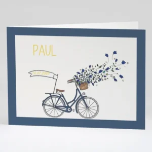 Faire-part de naissance A bicyclette*Faire-part Elégant Sale