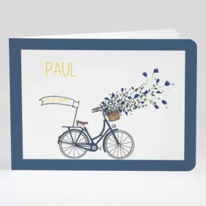 Faire-part de naissance A bicyclette*Faire-part Elégant Sale