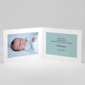 Faire-part de naissance A pois paysage*Faire-part Elégant Sale