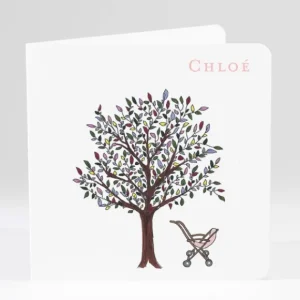 Faire-part de naissance A l'ombre du grand arbre*Faire-part Elégant New