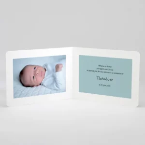 Faire-part de naissance A pois paysage*Faire-part Elégant Sale