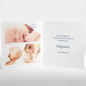 Faire-part de naissance A pois carre*Faire-part Elégant Fashion