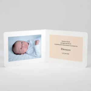 Faire-part de naissance A pois paysage*Faire-part Elégant Sale