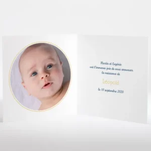 Faire-part de naissance Abri de douceur*Faire-part Elégant Sale