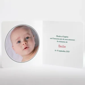 Faire-part de naissance Abri de douceur*Faire-part Elégant Sale