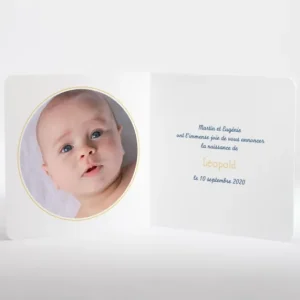 Faire-part de naissance Abri de douceur*Faire-part Elégant Sale