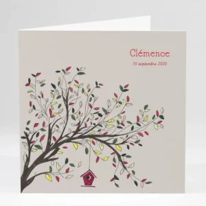 Faire-part de naissance Abri de douceur*Faire-part Elégant Sale