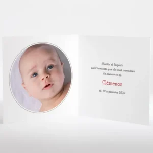 Faire-part de naissance Abri de douceur*Faire-part Elégant Sale