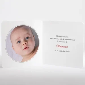 Faire-part de naissance Abri de douceur*Faire-part Elégant Sale