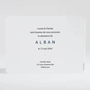 Faire-part de naissance Album*Faire-part Elégant Clearance