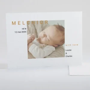Faire-part de naissance Album*Faire-part Elégant Clearance