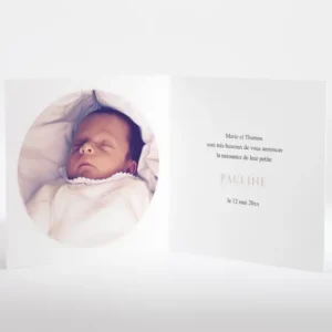 Faire-part de naissance Ambiance printaniere fille*Faire-part Elégant Clearance