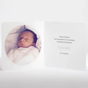 Faire-part de naissance Ambiance printaniere fille*Faire-part Elégant Clearance