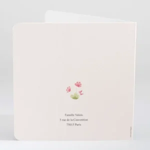 Faire-part de naissance Ambiance printaniere fille*Faire-part Elégant Clearance