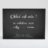 Faire-part de naissance Ardoise petit biscuit*Faire-part Elégant Hot