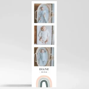 Faire-part de naissance Arc-en-ciel*Faire-part Elégant Outlet