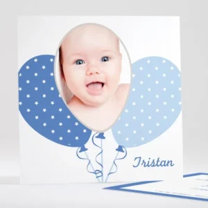 Faire-part de naissance Au pays des ballons*Faire-part Elégant Sale