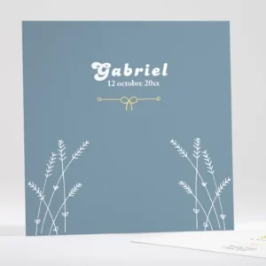 Faire-part de naissance Au vent*Faire-part Elégant Discount