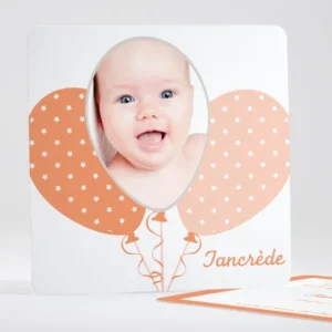 Faire-part de naissance Au pays des ballons*Faire-part Elégant Sale