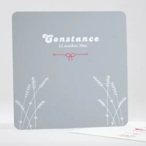 Faire-part de naissance Au vent*Faire-part Elégant Discount