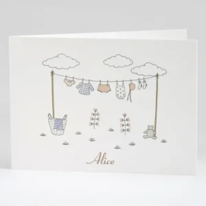Faire-part de naissance Au grand air*Faire-part Elégant Best