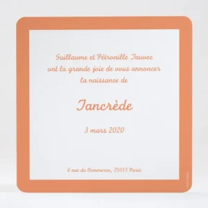 Faire-part de naissance Au pays des ballons*Faire-part Elégant Sale