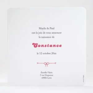 Faire-part de naissance Au vent*Faire-part Elégant Discount