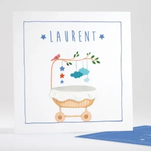 Faire-part de naissance Au pays des reves*Faire-part Elégant Best