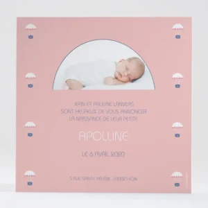 Faire-part de naissance Au pays des montgolfieres*Faire-part Elégant Sale