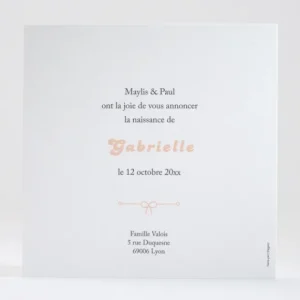 Faire-part de naissance Au vent*Faire-part Elégant Discount