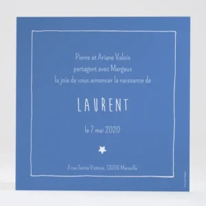Faire-part de naissance Au pays des reves*Faire-part Elégant Best