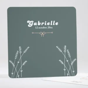 Faire-part de naissance Au vent*Faire-part Elégant Discount